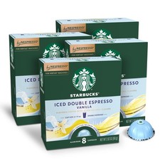 Starbucks by Nespresso Vertuo, Iced Vanilla, 32-count Coffee Pods, Brews 2.7 oz.