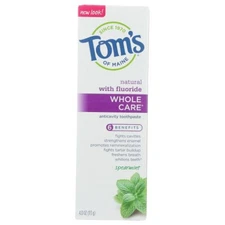 Whole Care Natural Anticavity Toothpaste With Fluoride