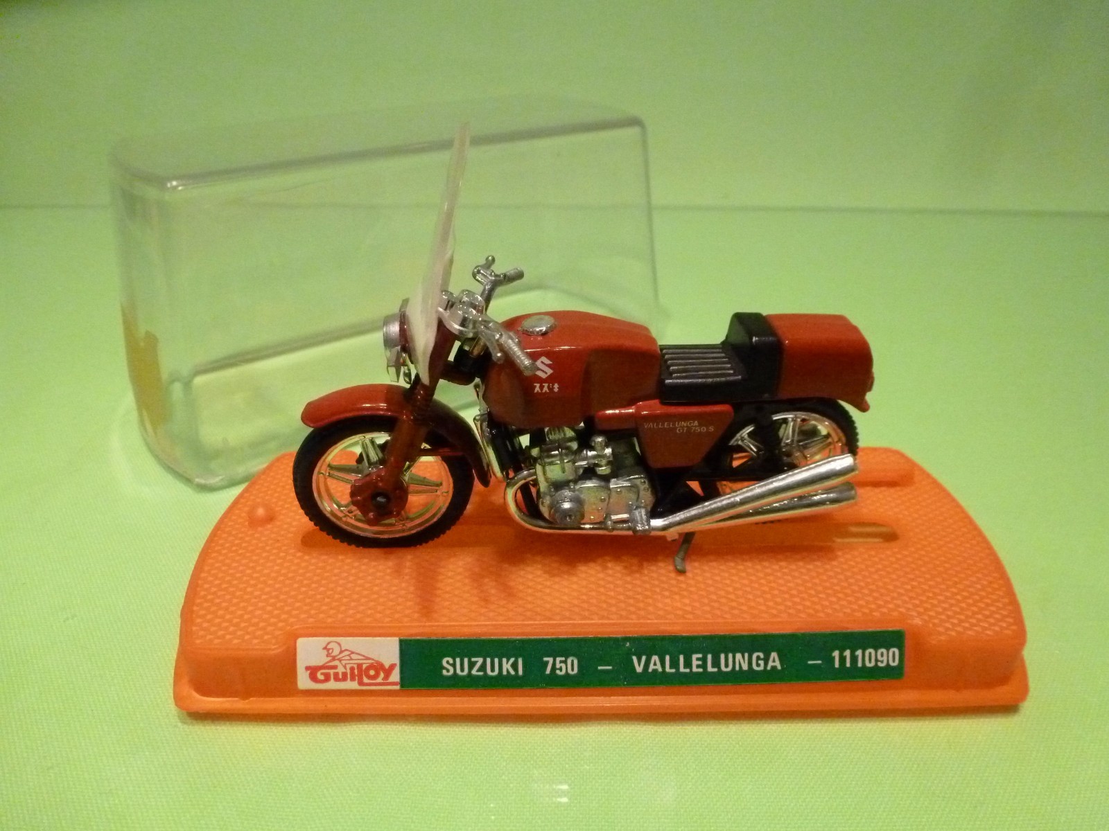 GUILOY 111 MOTORCYCLE SUZUKI VALLELUNGA GT 750 S - RED 1:24? - GOOD IN ...