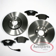 Für Skoda Fabia - Bremsscheiben Bremsbeläge Warnkabel für vorne Vorderachse