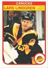 1982-83 O-Pee-Chee Lars Lindgren Vancouver Canucks #349