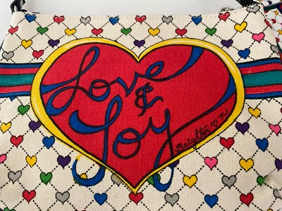 Brighton Love Joy Crossbody Canvas Pouch Bag Purse with Tassel New with  Tags