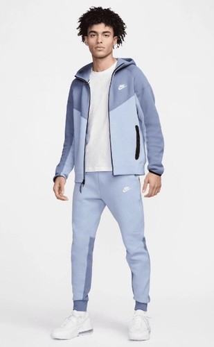 Nike Tech Fleece Sky Blue Tapered Sportswear Jogger Pants Mens Size Medium New✅ - Picture 7 of 7