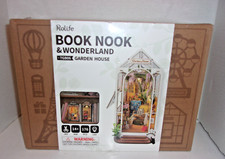 NEW Rolife Book Nook and Wonderland Garden House