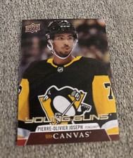 2020-21 Upper Deck Canvas Young Guns Pierre-Oliver Joseph RC #C101