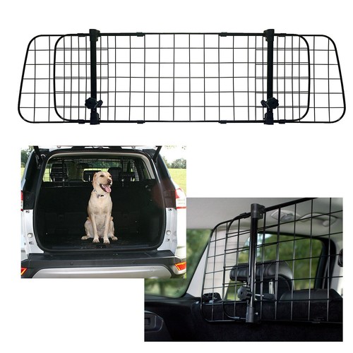 Car Headrest Black Mesh Dog Guard by UKB4C fits Nissan Qashqai 2007