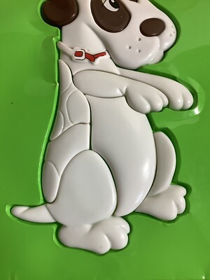 Vintage 1986 Illco Pound Puppies 3D Preschool Puzzle Plastic 11