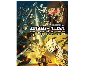 DVD ANIME- ATTACK ON TITAN SEASON 4 PART 2 (DHL EXPRESS)