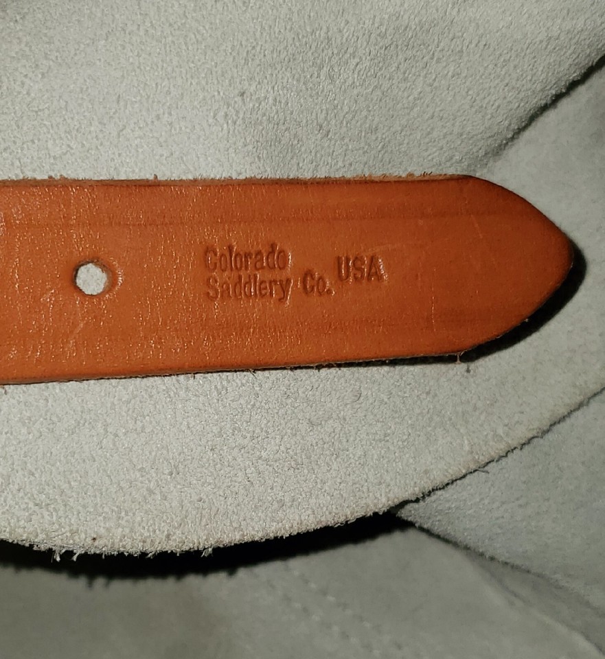 WORKING CHAPS CUSTOM SPLIT LEATHER FAMOUS MAKER; COLORADO SADDLERY Co