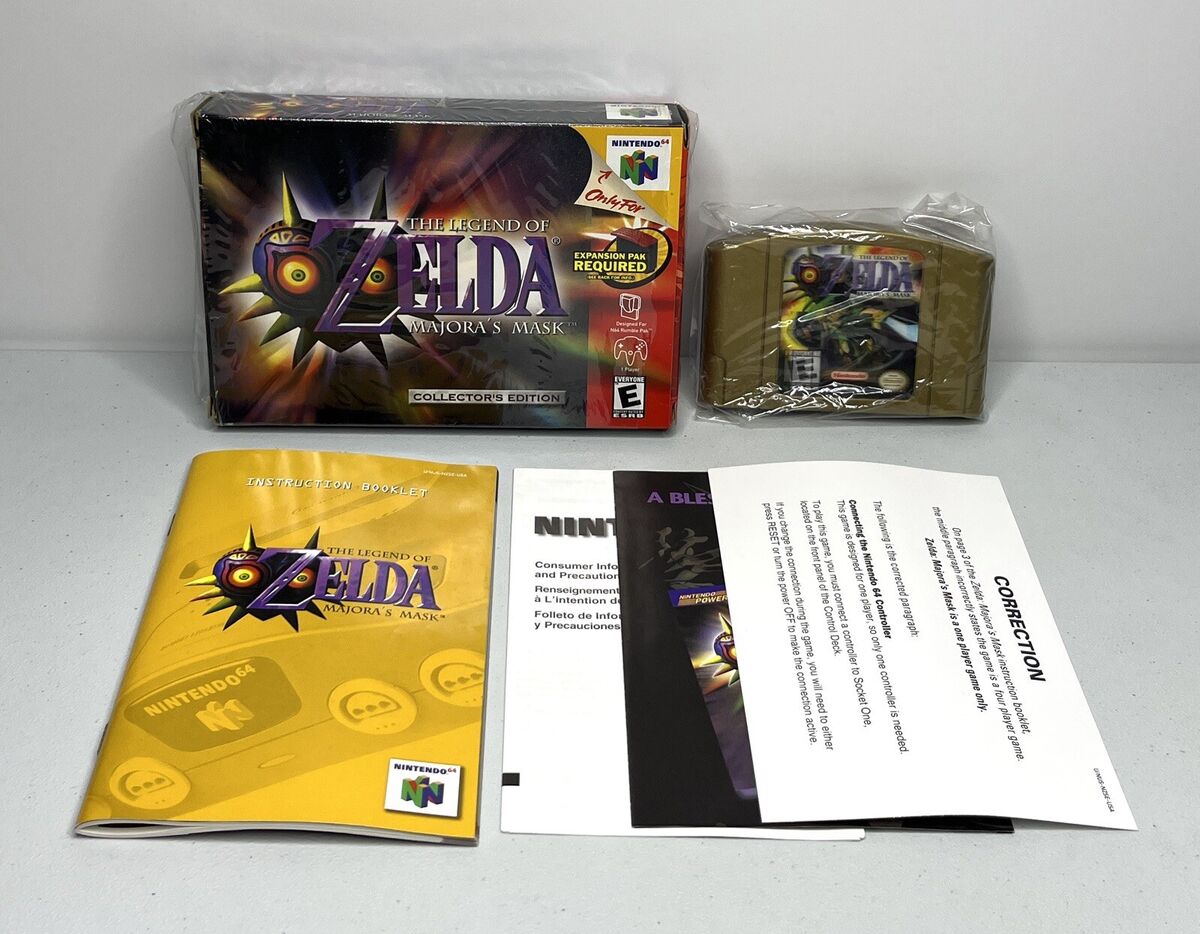 N64 Legend of Zelda Majora's Mask Collector's Edition 100 N64 Legend of Zelda Majora's Mask Collector's Edition 100