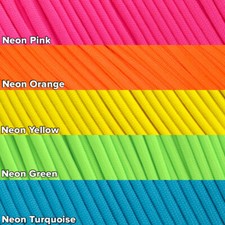 550 Paracord Mil Spec Type III 7 strand parachute cord 10 20 50 100 neon colors