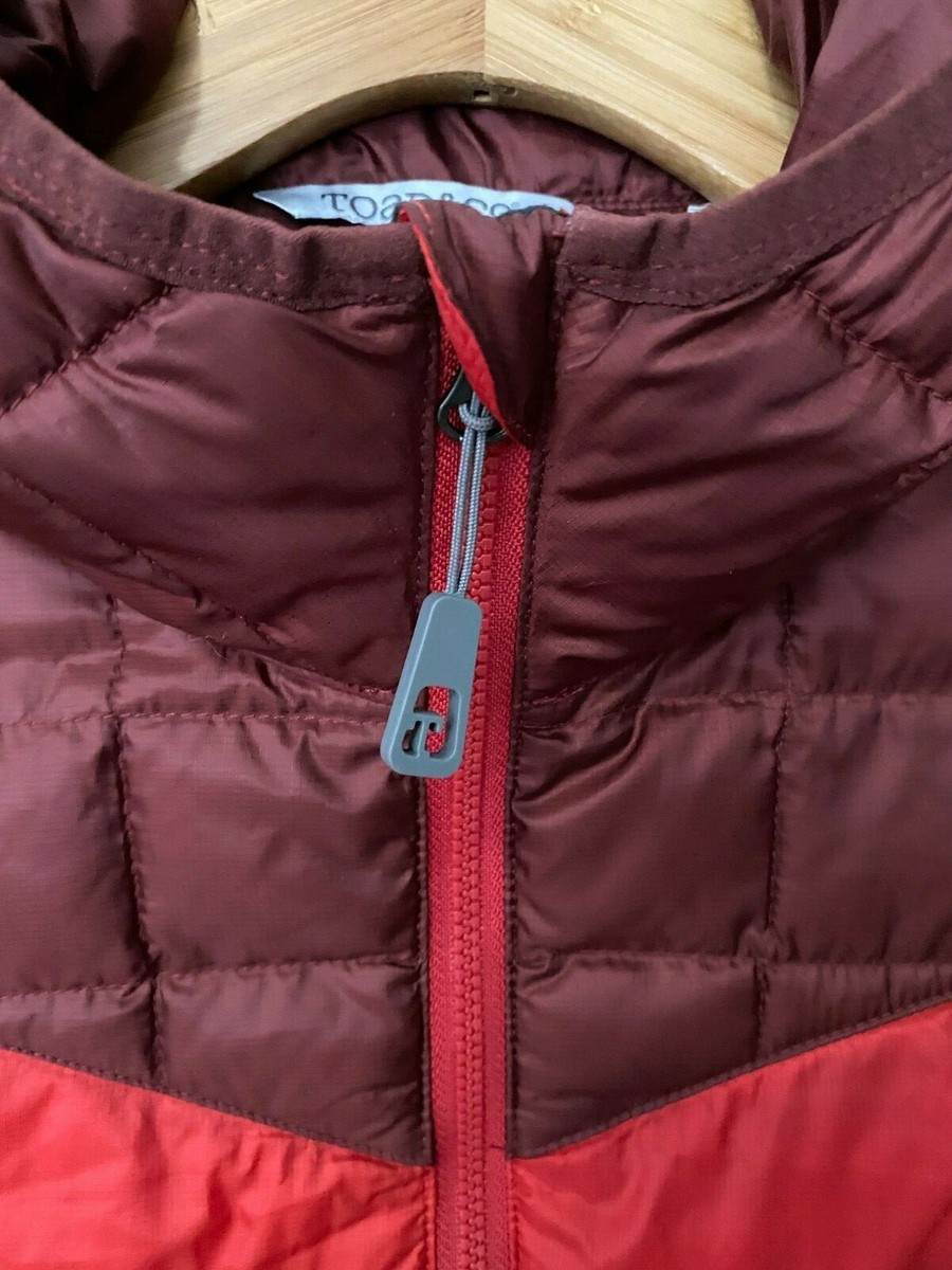 Veste Bouffante Toad&Co Airvoyant Taille S Rouge - Isolante, Polyester Recyclé, Neuve Sans étiquettes