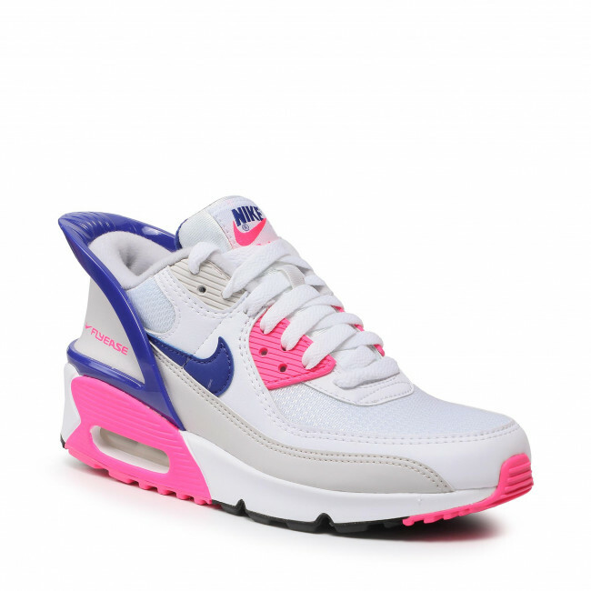 Женские кроссовки Nike Air Max 90 Flyease White Pink Glow Purple CV0526-105 от 6 лет = 7,5