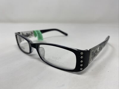 Kiki Boutique KIKI2025 C2 49-19-135 Black Crystal Full Rim