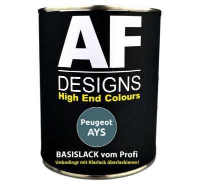 1L Autolack für Peugeot AYS Gris Bleute/Magellan Spritzfertig