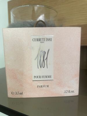 Cerruti 1881 REINES PARFUM 3,7ml LUXUSPROBE MINI REISEGRÖßE DAMEN ABGESETZT NEU