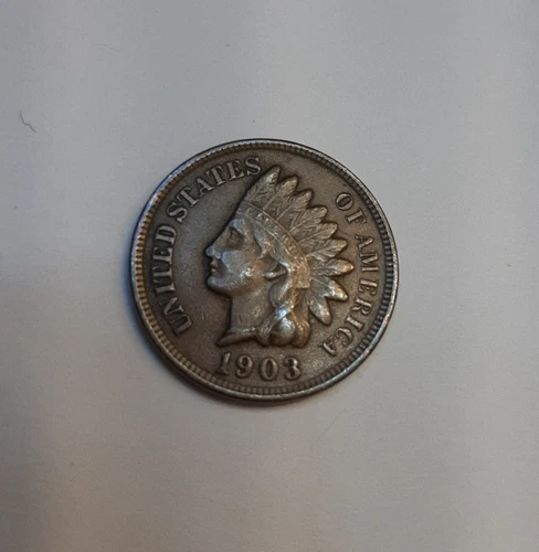 1903 Indian Head Cent Penny. Full Liberty, Good Condition. VERY NICE COIN