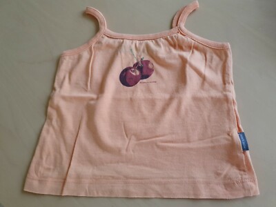 Süsses Shirt/Top mit Trägern+ Druck** Gr. 92/98*Baumwolle**apriko*MORE&MORE**Top
