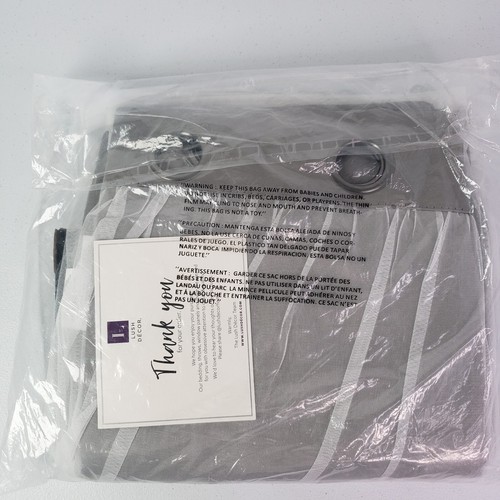 NEW $110 Lush Décor Solid and Sheer Curtain Set Layered 38 x 84 Blackout - Picture 3 of 9