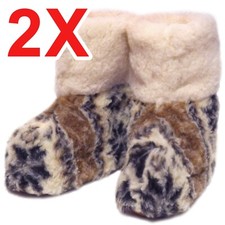 2X PAIRS WARMING SLIPPERS / Kids / Unisex / POCKMARKED / FREE SHIPPING