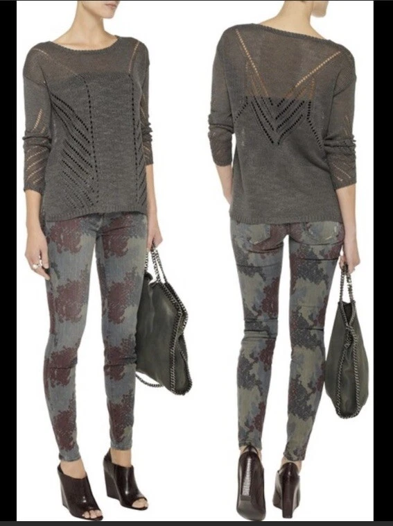 Anthropologie Elizabeth And James Downtown Knit Top XS Retails $265 - Image 3 of 4