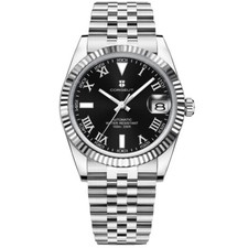 36mm/39mm Corgeut sapphire glass black gray white blue nh35 automatic mens watch