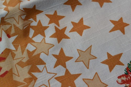 Vintage MCM Weihnachten Tischdecke Nussknacker Suite Wilton Court länglich 62x82 Urlaub - Bild 12 von 12