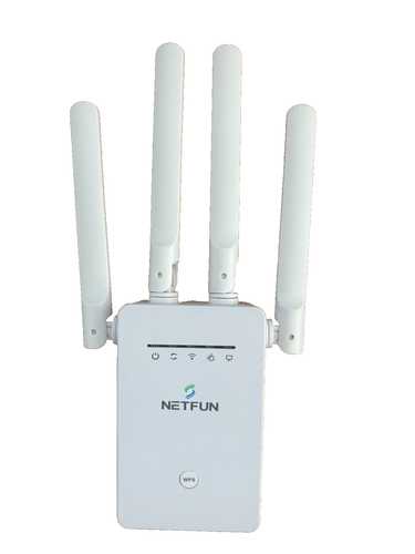 NETFUN Wi-Fi Extender-Repeater 300M 2.4GHz or 5GHz, LAN, WAN ports ...