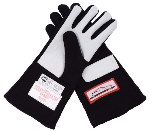 SPORTSMAN RACING GLOVES SFI 3.3/1 SINGLE LAYER DRIVING GLOVES BLACK XXL 2X - Picture 5 of 8