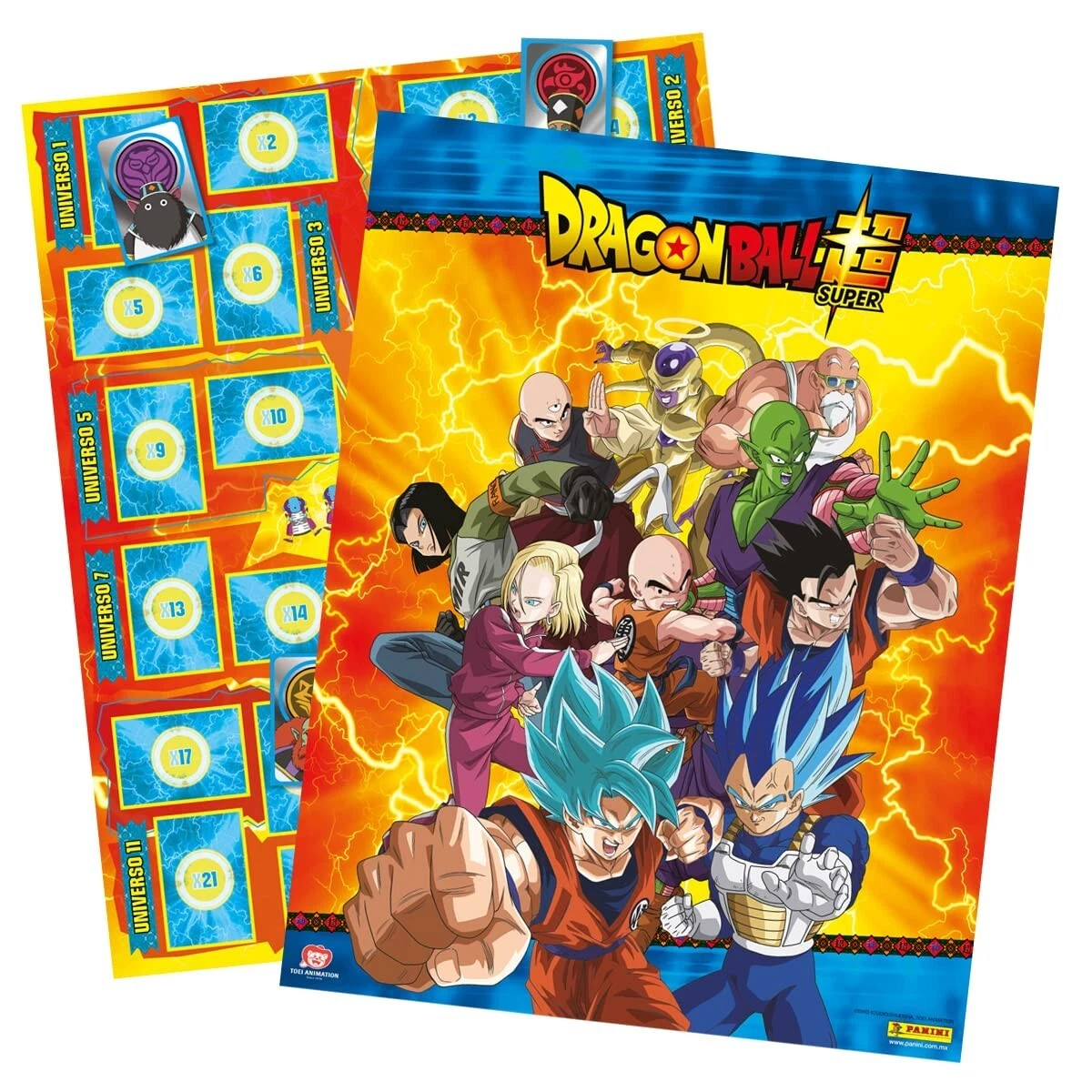 Dragon Ball Super Ultimate Warriors Panini Sealed Pack Stickers