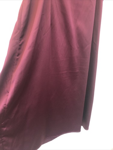 LADIES LINED CALF LENGTH CHEMISE SZE 12 FRM NEXT TALL WINE WTH ADJUSTABLE STRAP - Picture 11 of 11