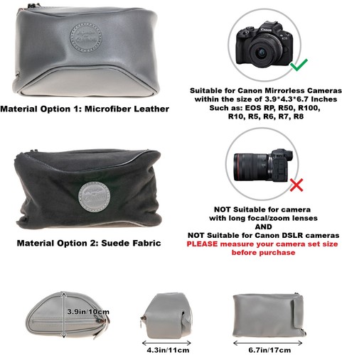 MRZHOUCASE Protective CarryOn Camera Case for Sony Alpha 9 III, 7C II, 7R, 6700 - Picture 66 of 76