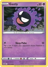 x4 Gastly - 055/198 - Common - Reverse Holo Pokemon SS06 Chilling Reign M/NM
