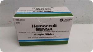 BECKMAN COULTER HEMOCCULT SENSA64152 SINGLE SLIDE STOOL SAMPLE RAPID