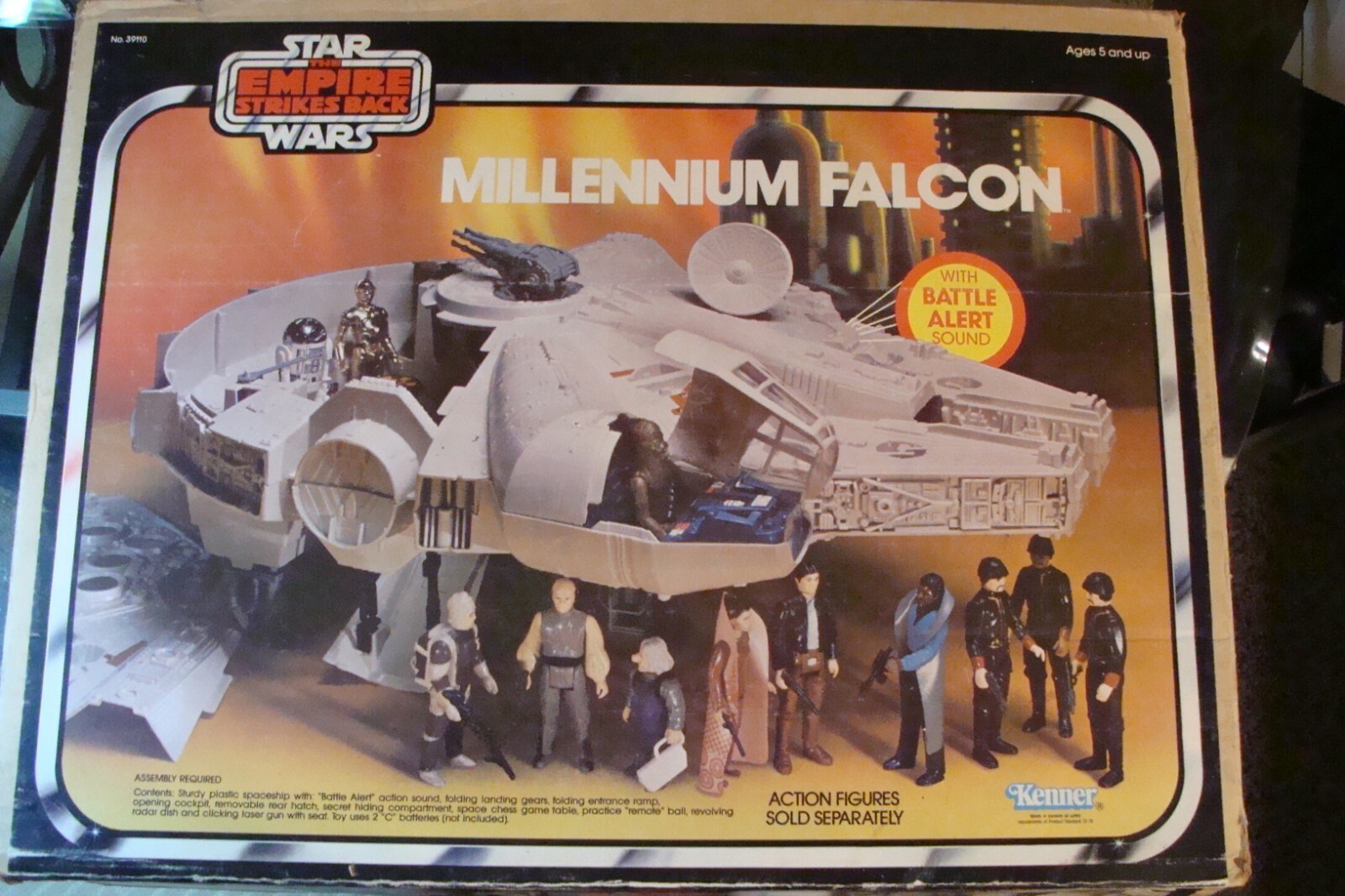 Star Wars 1980 MILLENNIUM FALCON boxed Kenner Empire Strikes Back vintage ship Star Wars 1980 MILLENNIUM FALCON boxed Kenner Empire Strikes Back vintage ship