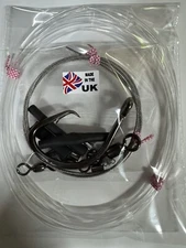 KRAKEN DIY DELUX DIY SHARK RIG TRACE 12/0 - 400lb Bite Trace, 400lb Rub