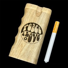 Custom Engraved Wooden Dugout Box 4  x 2  Inch. One Hit Bat