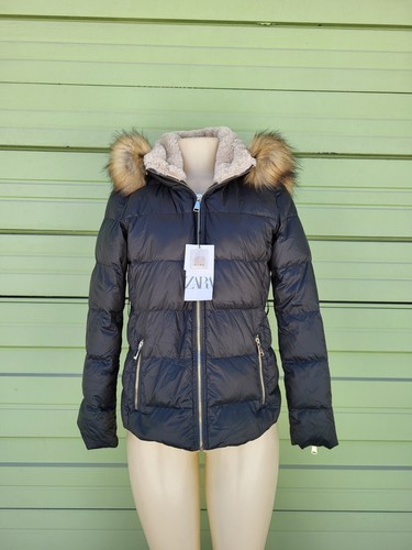zara belted puffer