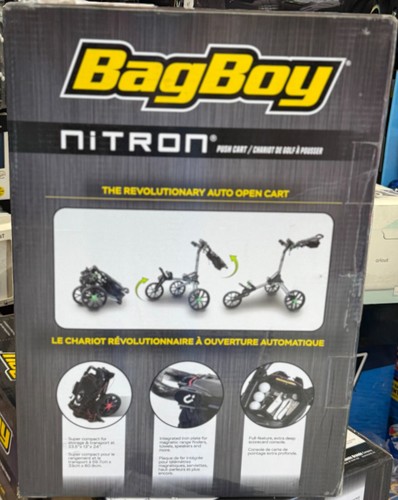 Bag Boy Nitron Push Cart - Picture 2 of 4