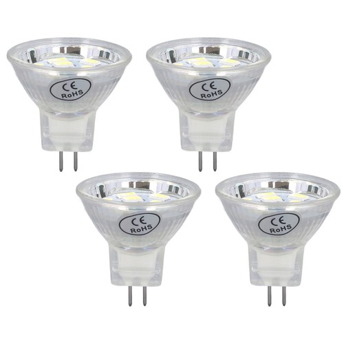 Cold White Light 4Pcs MR11 LED Bulb 3W 300lm Bulb With 9 Beads Double Pin - Picture 3 of 12