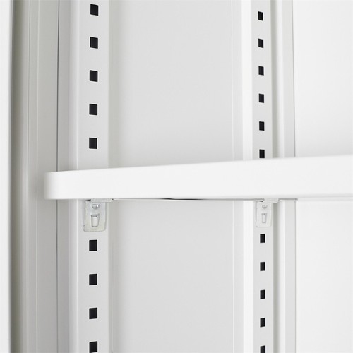 Metal Storage Cabinet with Locking Doors and Adjustable Shelf, Folding Cabinet - Picture 9 of 24