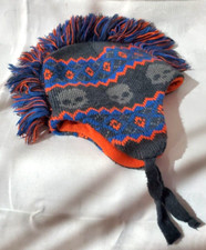 Youth Knit Lined Warm Winter Hat Beanie One Size Skull Boy Girl Tie