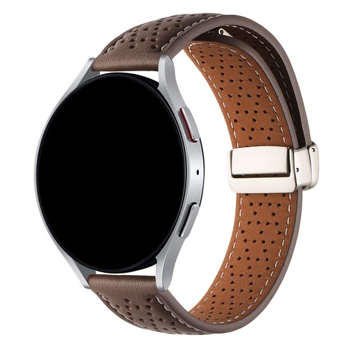 Uhrenarmband Für Samsung Galaxy Watch Ultra 47 Mm Klassisches Lederarmband : - Picture 4 of 18