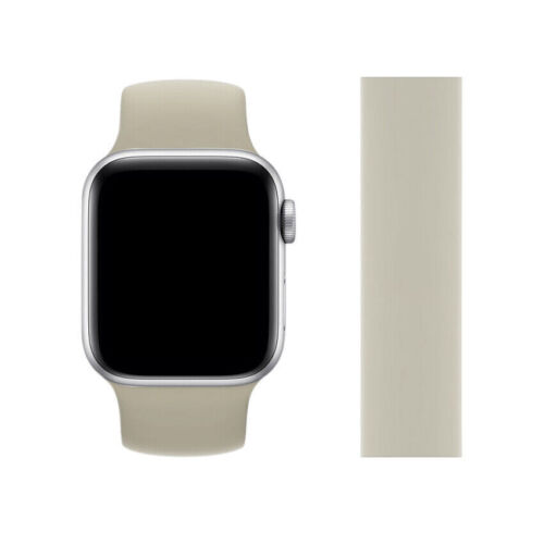 Cinturino iWatch ad anello in silicone per Apple Watch Ultra2 9 8 7 6 SE 5 49/38 mm - Foto 26 di 36