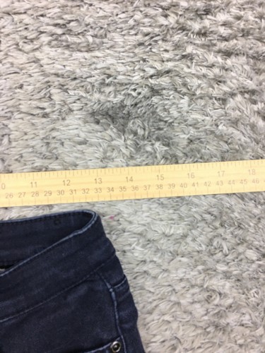 Label Of Graded Goods H&M Chino Skinny Pants Womens Size 8 Blue Dark Cotton - Picture 8 of 14