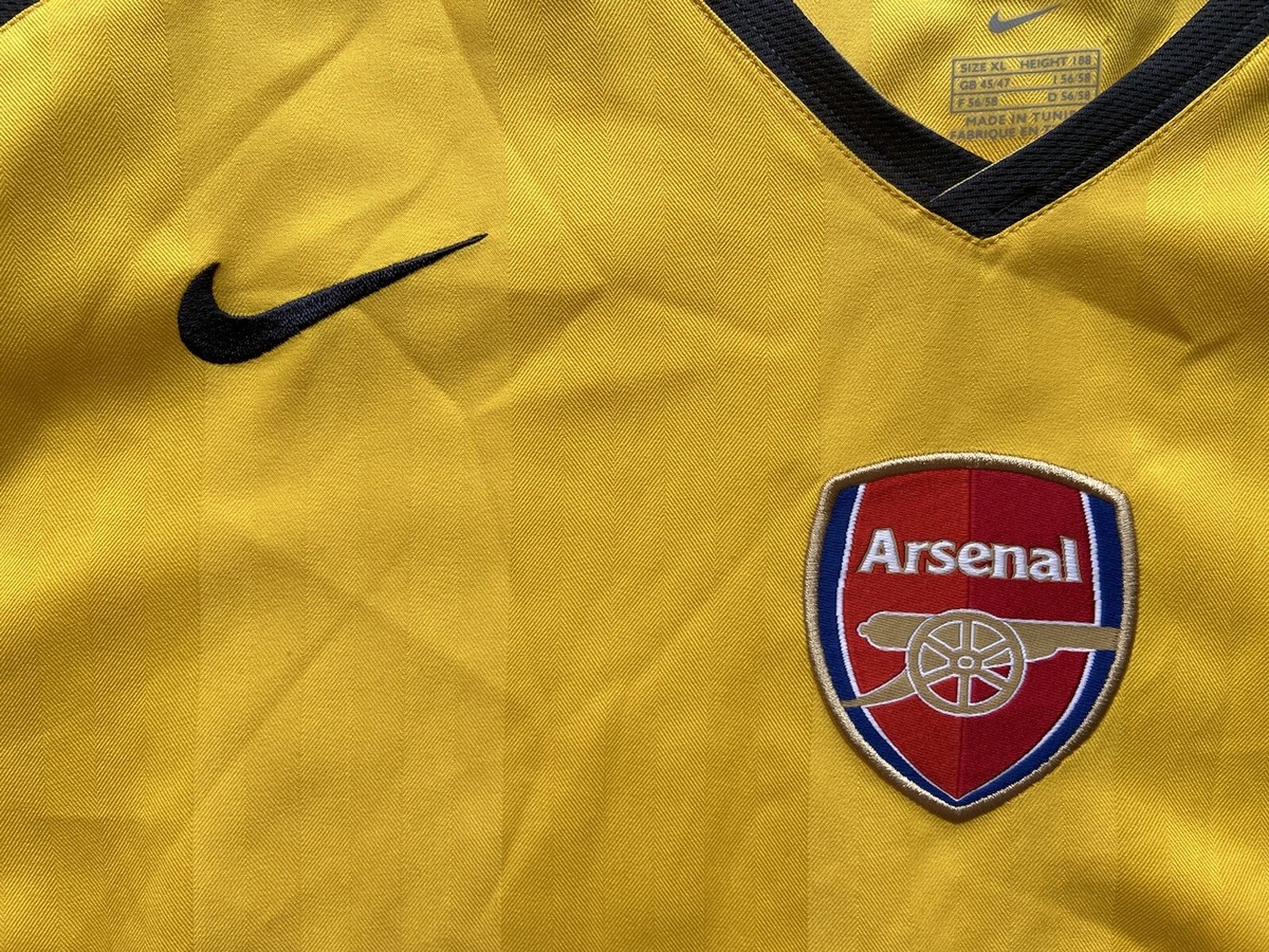 ARSENAL 2005 2006 AWAY FOOTBALL SHIRT SOCCER JERSEY NIKE sz