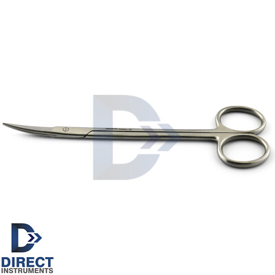 16cm Curved Kelly Scissors For Oral/Dental Surgery - Stainless Steel Suture & Tissue Cutting Scissors