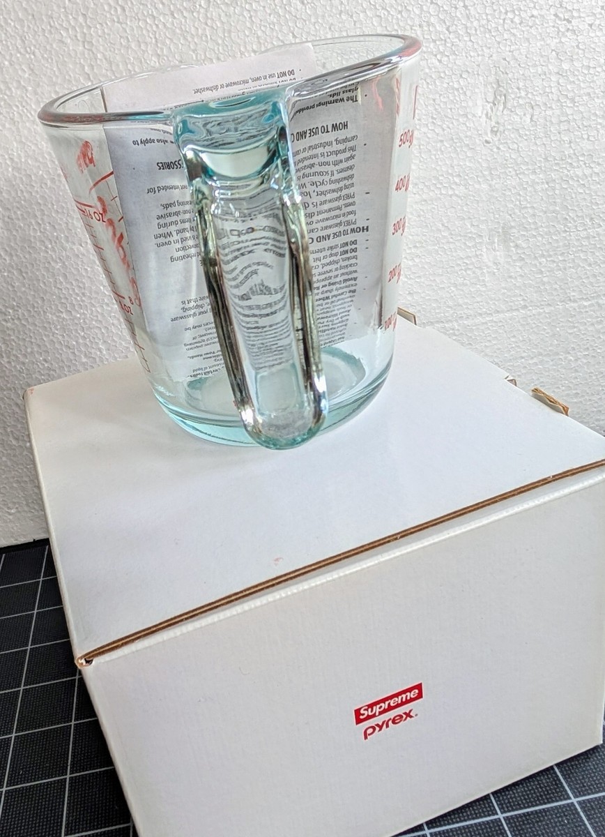 Supreme Pyrex 2 Cup FW19 Glass Measuring Cup Streetwear