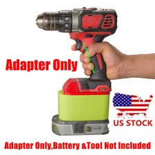 1x Adapter for Milwaukee M18 Platform Tools To for Ryobi 18v One Series Battery