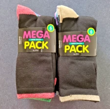 12 PAIRS! NWT Tipi Toe IPNY crew socks unisex fits shoe size 6-10 BRAND NEW